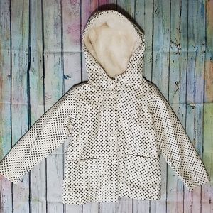 C&c California polka dot lined raincoat 4t